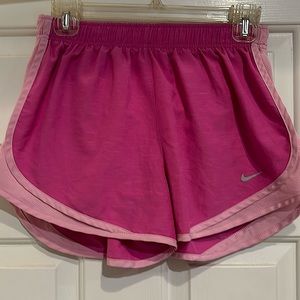 Nike medium shades of pink dri-fit athletic shorts.  Great condition